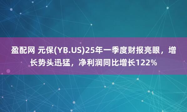盈配网 元保(YB.US)25年一季度财报亮眼，增长势头迅猛，净利润同比增长122%